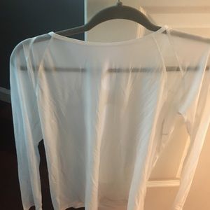 Lululemon sheer long sleeve shirt new Without tags
